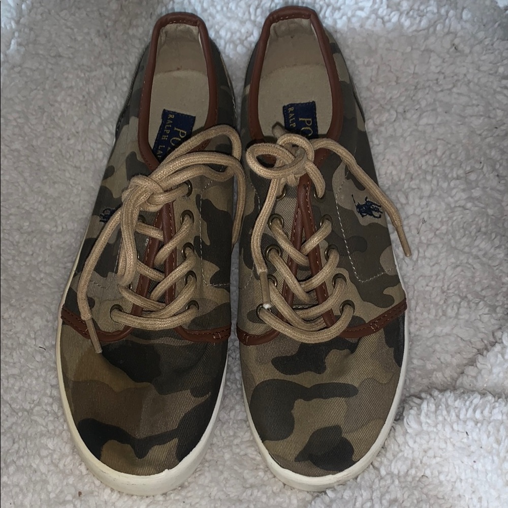 🌸Polo Ralph Lauren Camouflage Sneakers